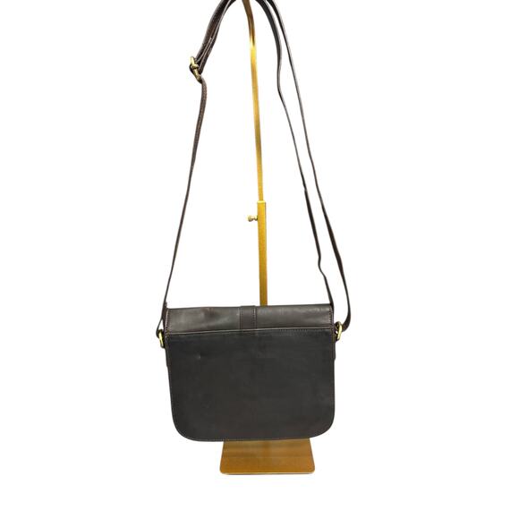 Estalon Dark Brown Genuine Leather Crossbody Flap Bag
Vintage‎ Style - Picture 3 of 8